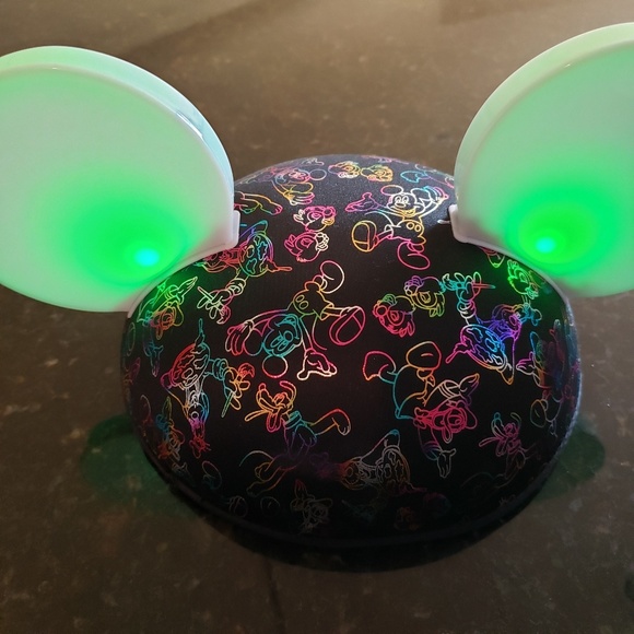 light up mickey ears hat